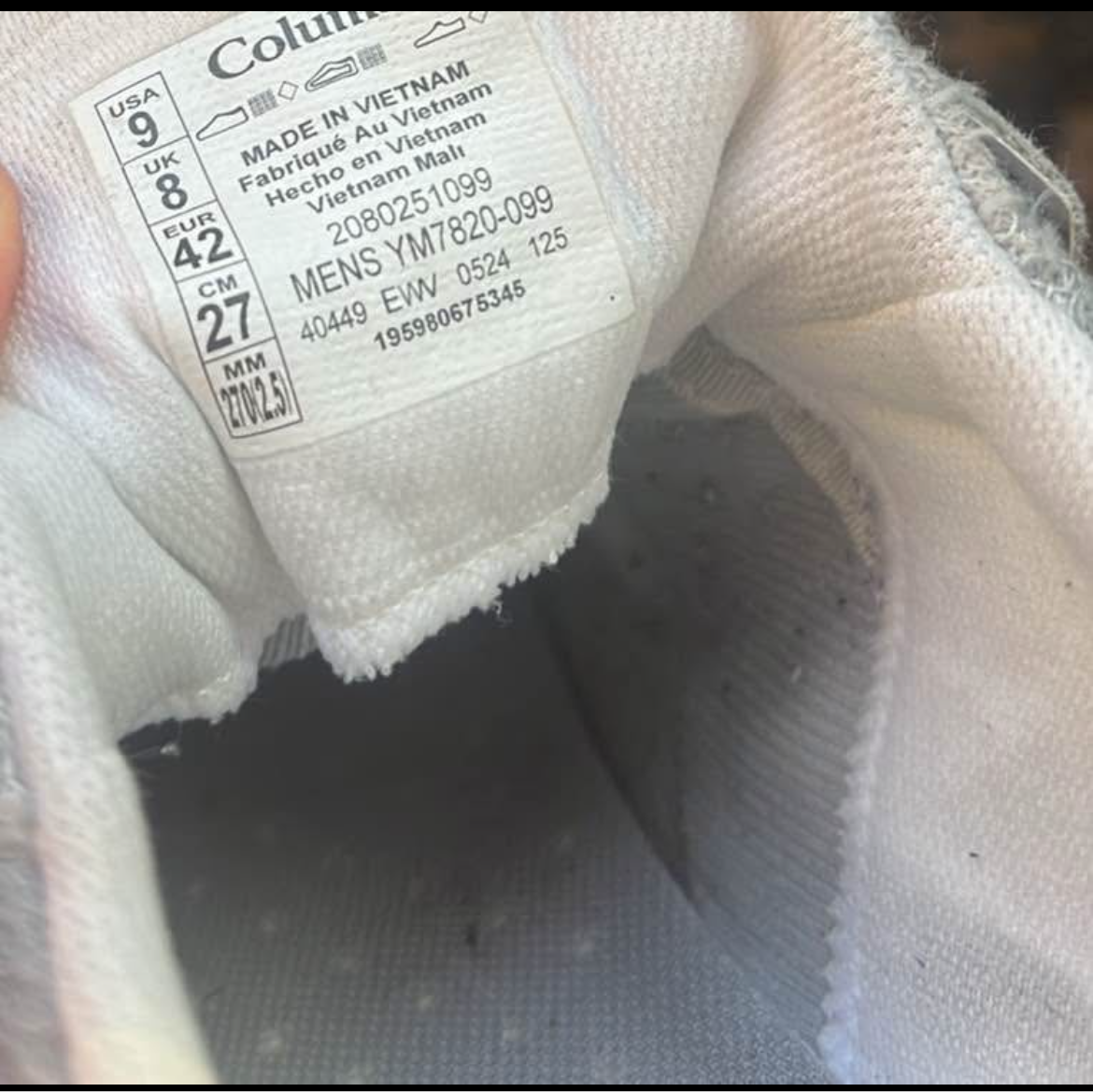 Men's Columbia PFG Tamiami™ Fishing Shoes 9M - SLATE GREY/LIGHT ORANGE