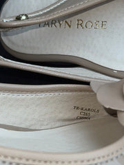 Women’s Taryn Rose •Karols• Peep-toe Sling-back 6M Nutmeg Patent Leather