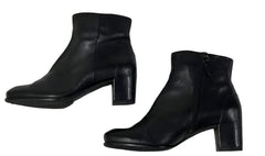 Woman’s Ecco Zippered Ankle boot EU37 Black Leather