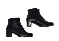 Woman’s Ecco Zippered Ankle boot EU37 Black Leather