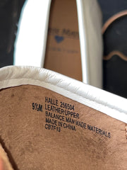 Women’s Nurse Mates Halle Pillow Top Clog 9.5M White Leather
