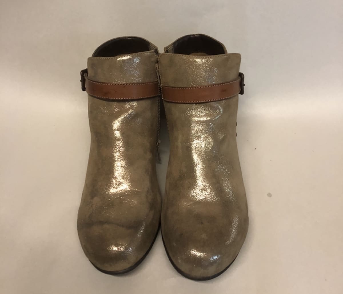 Women's Comfortiva •Ryder• Buckle Strap Bootie -Size 7.5W- ANTHRACITE - ShooDog.com