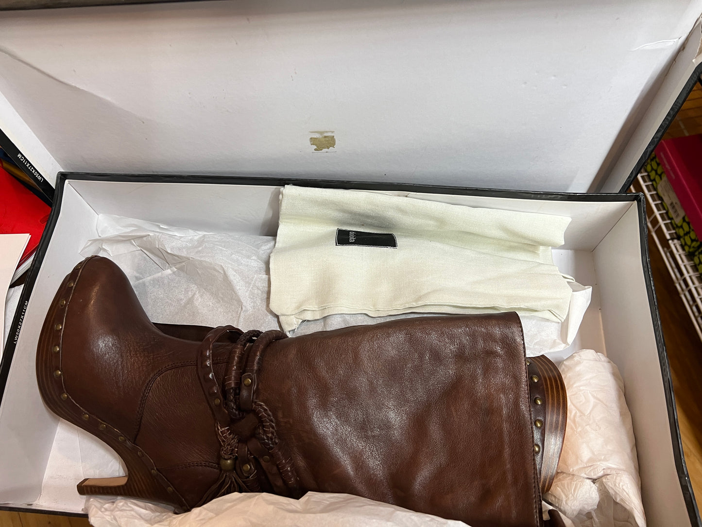 Dolce Vita •Henrietta • Platform Boots - Brown Leather 7M