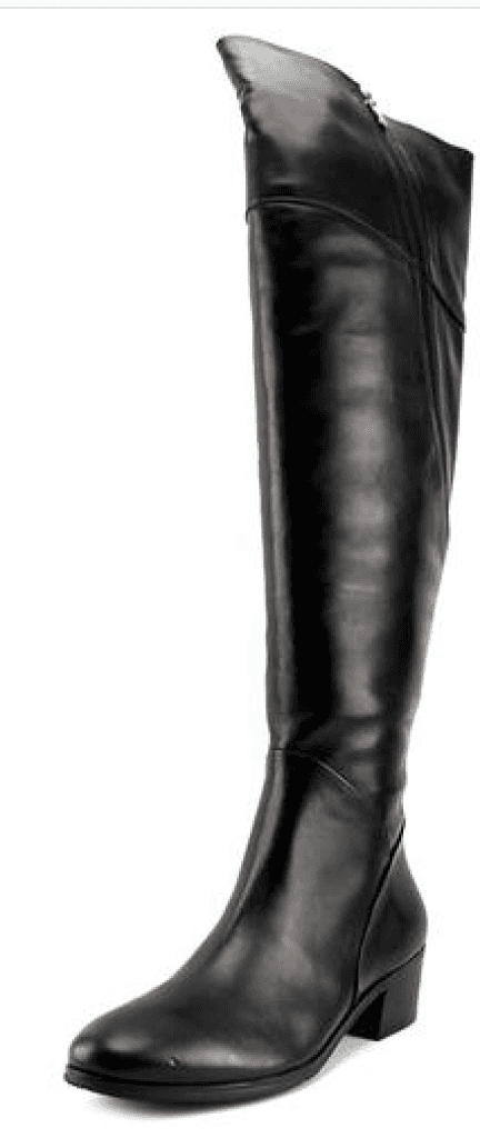 Everybody By BZ Moda Women's •Jamila• Over The Knee Boot - Black Leather - ShooDog.com