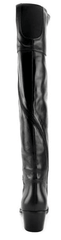Everybody By BZ Moda Women's •Jamila• Over The Knee Boot - Black Leather - ShooDog.com