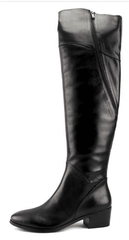 Everybody By BZ Moda Women's •Jamila• Over The Knee Boot - Black Leather - ShooDog.com