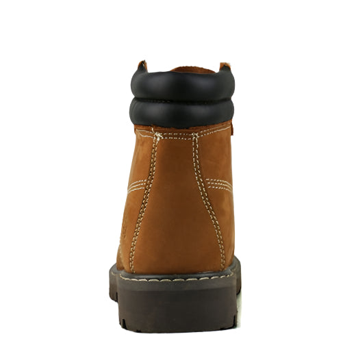 Men's JACATA 6" Classic Work Boot - 8602 Brown Nubuck - ShooDog.com