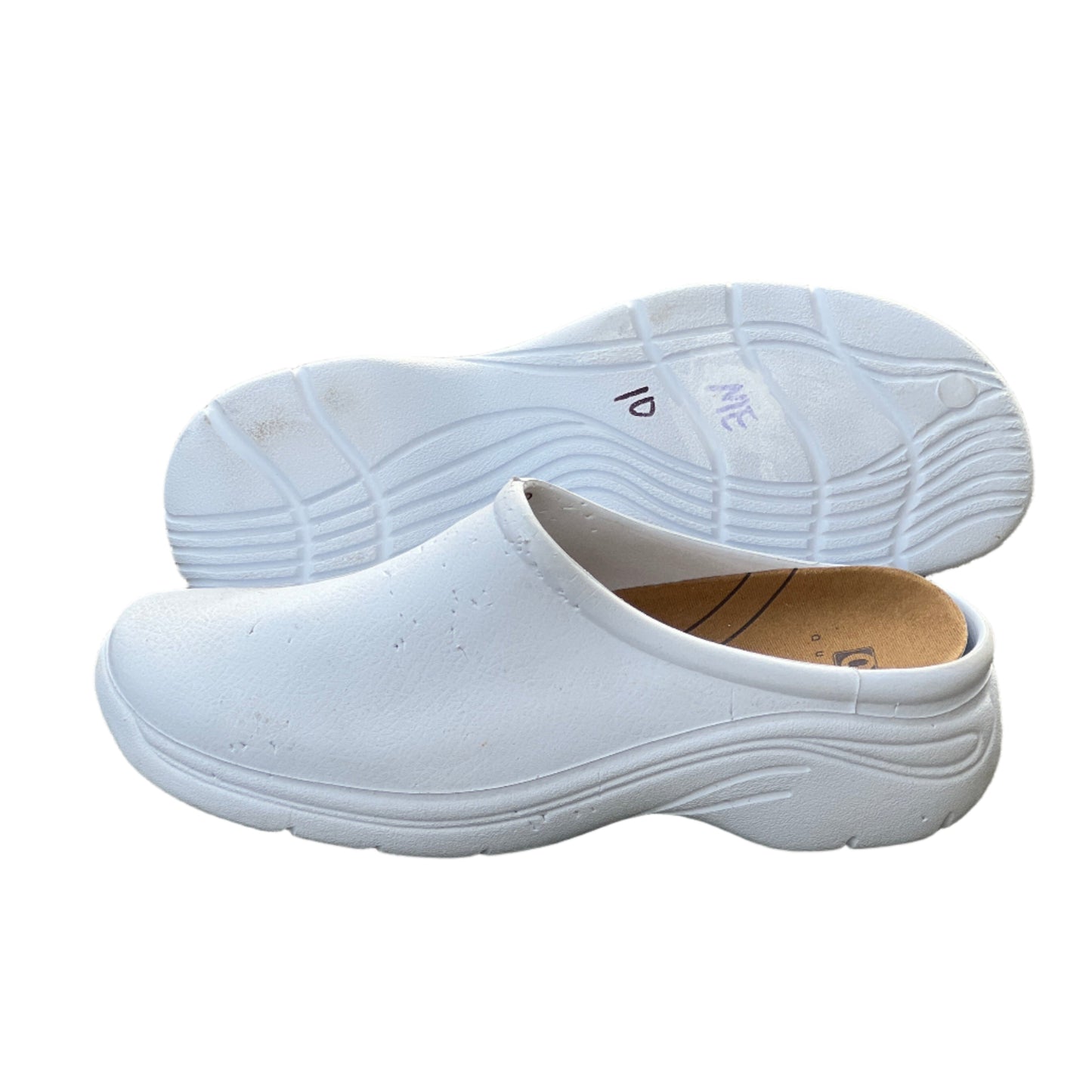 Women's  NURSE MATES  •Quarky•  EVA Clog 10MW  White