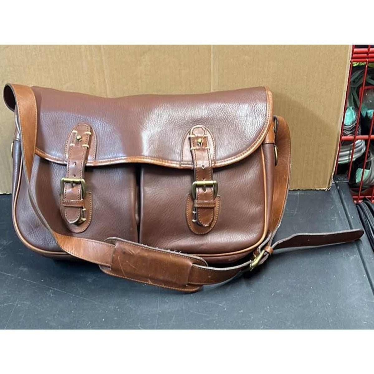 Leather Executive Shoulder  Brief/Computer Bag - Made For Rockport Shoe