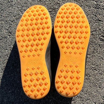 Men’s Ecco Street Premier Cleat-less Golf Shoe 45EU • Black  Leather