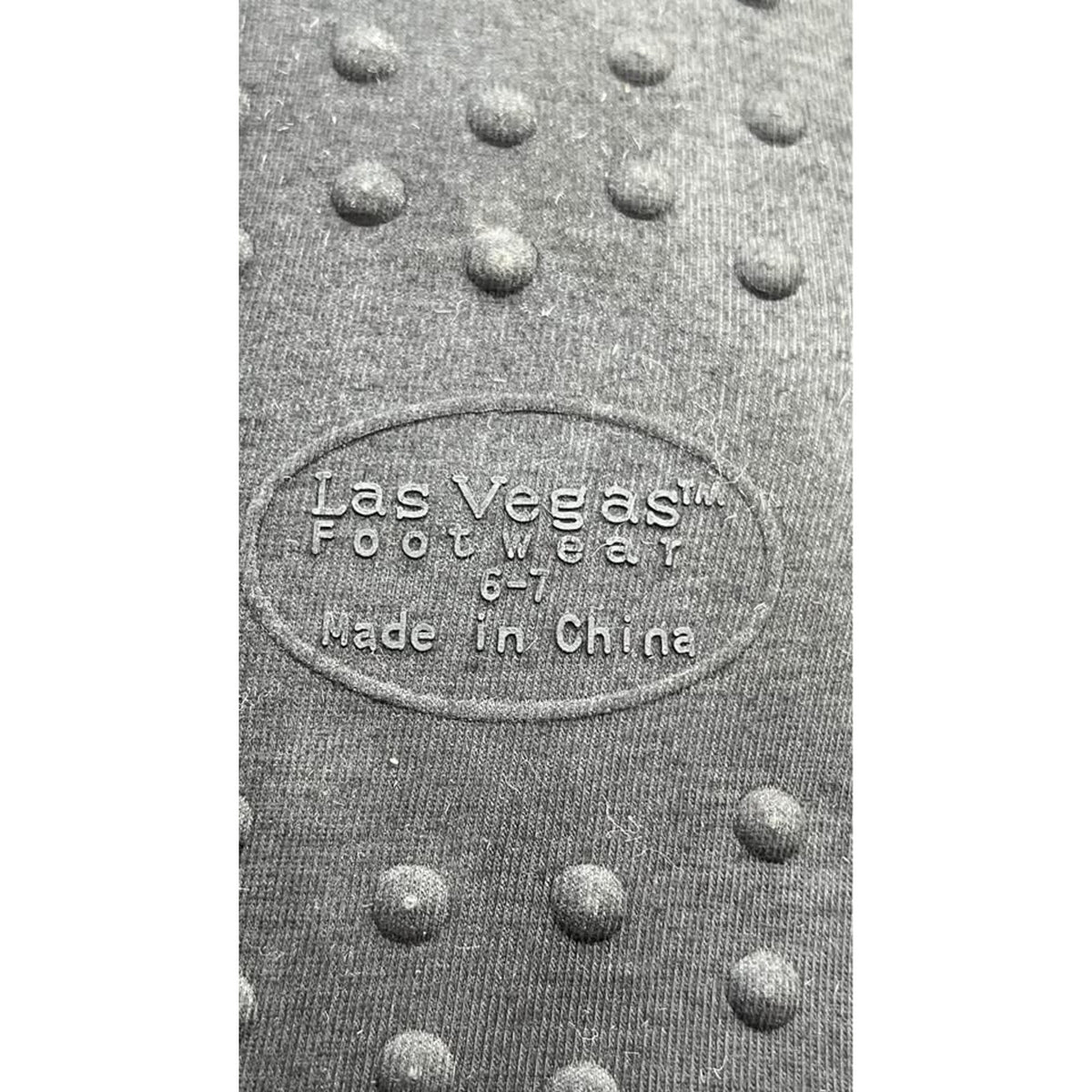 2 pair Vintage Las Vegas Footwear Fuzzy dice slippers size 6-7