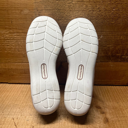 Comfortiva by SoftSpots Women’s •Tinsley•  Comfort Slip-on 9N Beige Suede leather