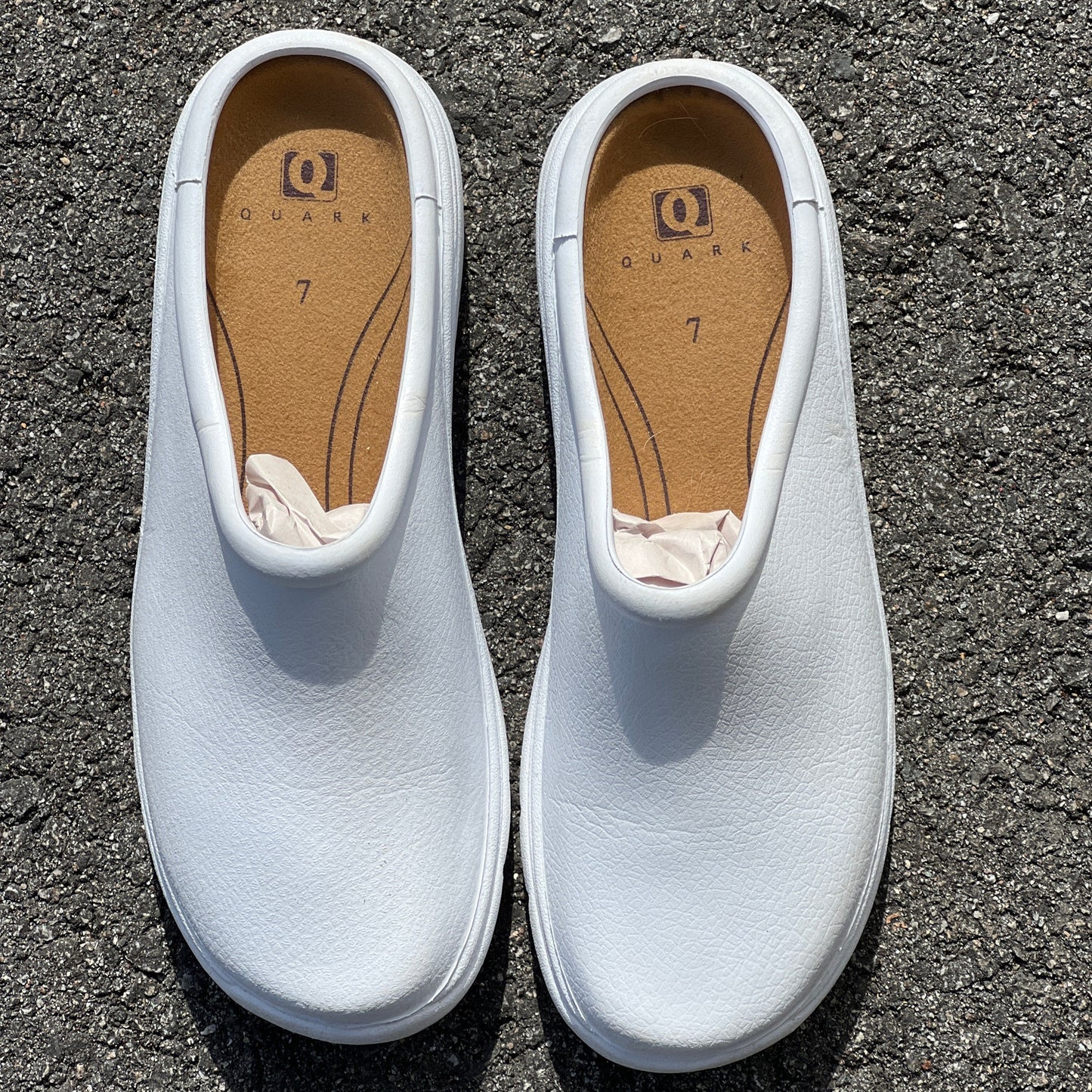 Women's  NURSE MATES  •Quarky•  EVA Clog 7MW  White
