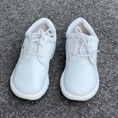 Women's  NURSE MATES  •Angle • All-day Comfort Oxford 5.5M  White Leather