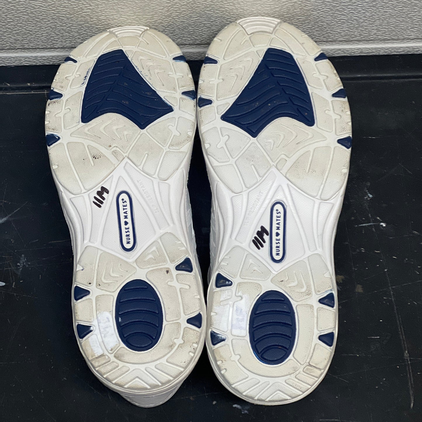 Women’s Nurse Mates Quantum Pillow Top slip on 11M White Leather