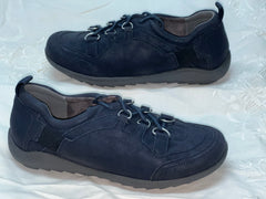 Woman’s Mootsies Tootsies Race Oxford Casual 6M Navy