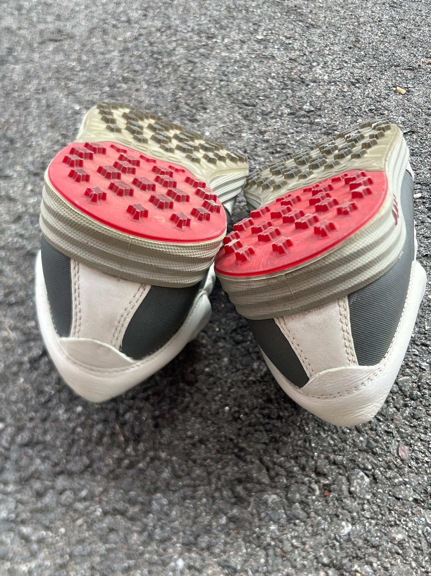 Men’s Ecco  Premier Cleat-less Golf Shoe 46EU •White/ Grey• Hydromax  Leather