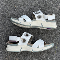 BIONICA Women's •Olney• Sandal 8M White Leather