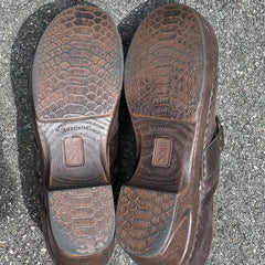 Woman’s Leather Clog by Sofft 11M Brown leather