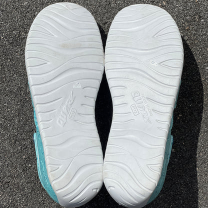 Men’s •Quarky•   EVA Clog  Size 13 White/ Blue Splash