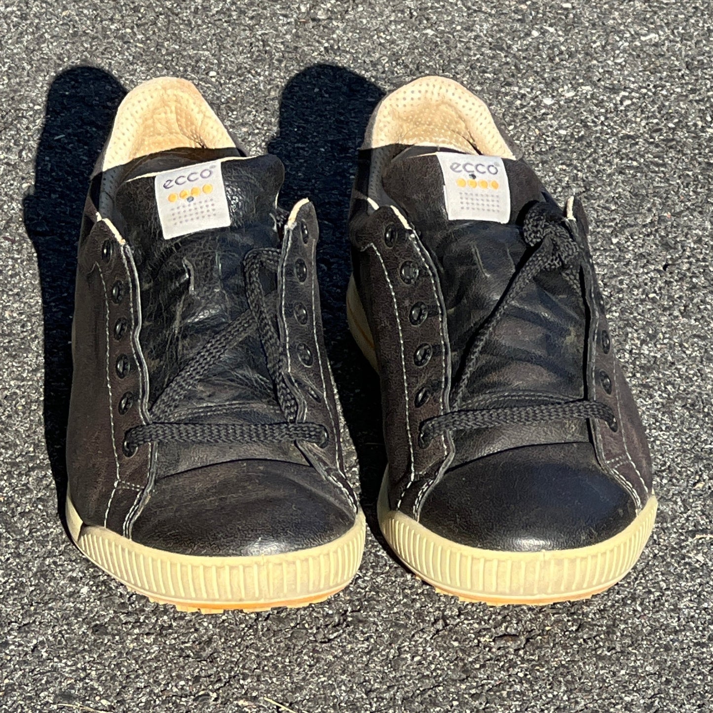 Men’s Ecco Street Premier Cleat-less Golf Shoe 45EU • Black  Leather