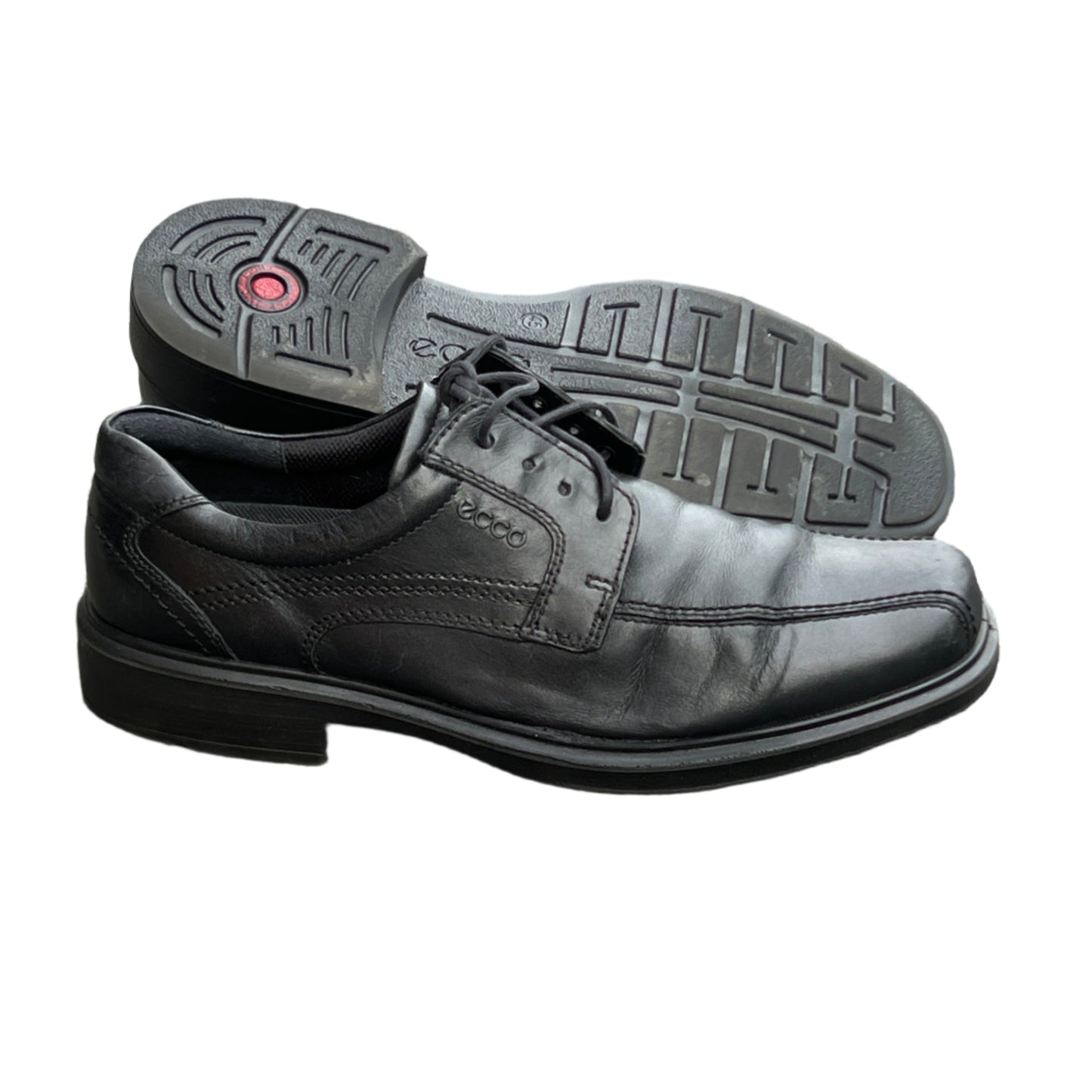 Men’s Ecco Dress Oxford 45EU Black  Leather- Made in Portugal