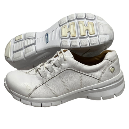 Women’s Nurse Mates Lexi pillowTop Lace up 8.5M White Leather