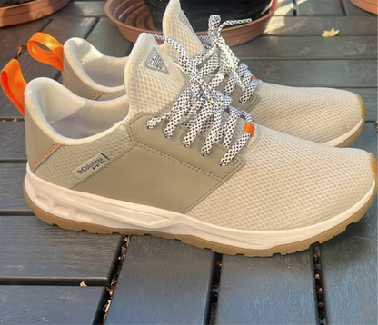 Men's Columbia  PFG Tamiami™ Fishing Shoes 9M - SLATE GREY/LIGHT ORANGE