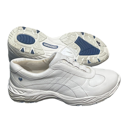 Women’s Nurse Mates Quantum Pillow Top slip on 8.5M White Leather