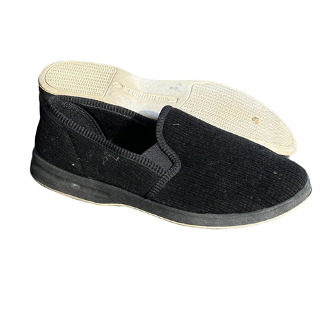 Men’s Foamtreads •Regal• Twin Gore Slip-on  Slipper 9M Black Corduroy