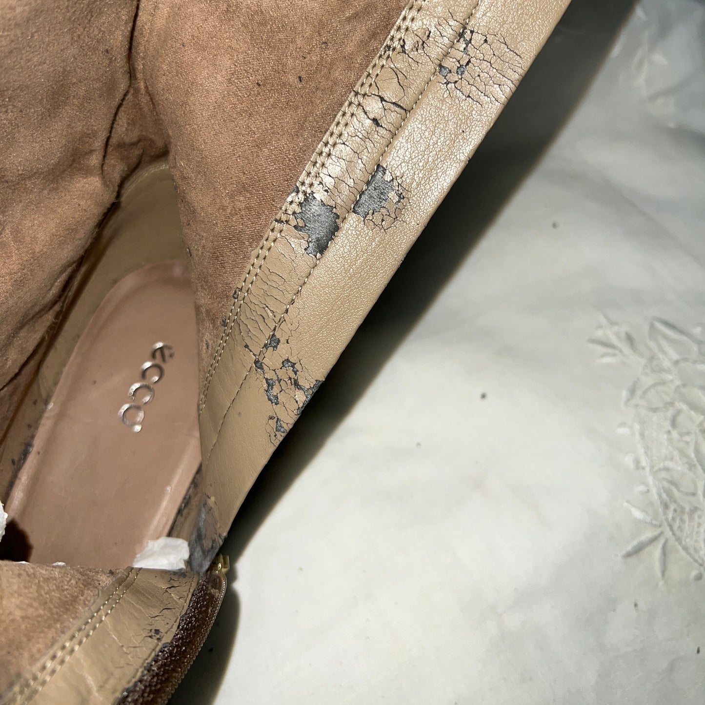 ECCO Women's Hobart Tall Strap Boot  42EU - Brown Leather