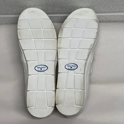 Women’s Nurse Mates Adela Twin-gore Slipon 6M White Leather