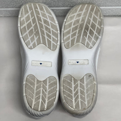 Women’s Nurse Mates Dove Twin-gore Slipon 9M White Leather