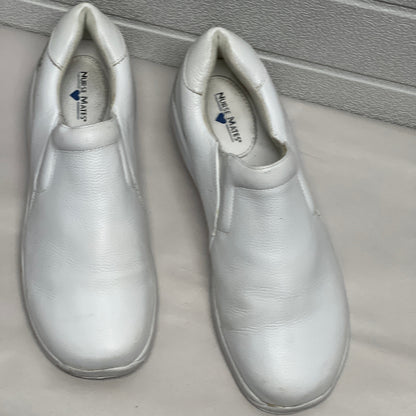 Women’s Nurse Mates Dove Twin-gore Slipon 9M White Leather