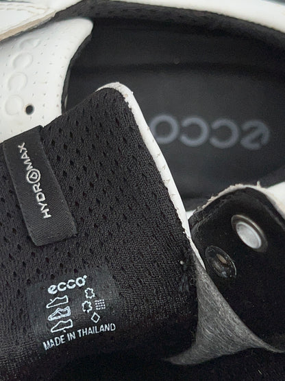 Womens ECCO Golf shoes 39EU White/Black Hydromax Leather