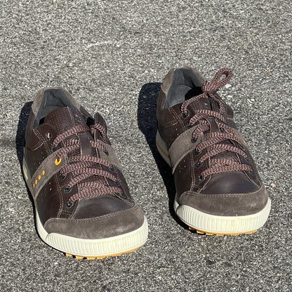 Men’s Ecco Street Premier Cleat-less Golf Shoe 42EU •Black/Citron• Leather