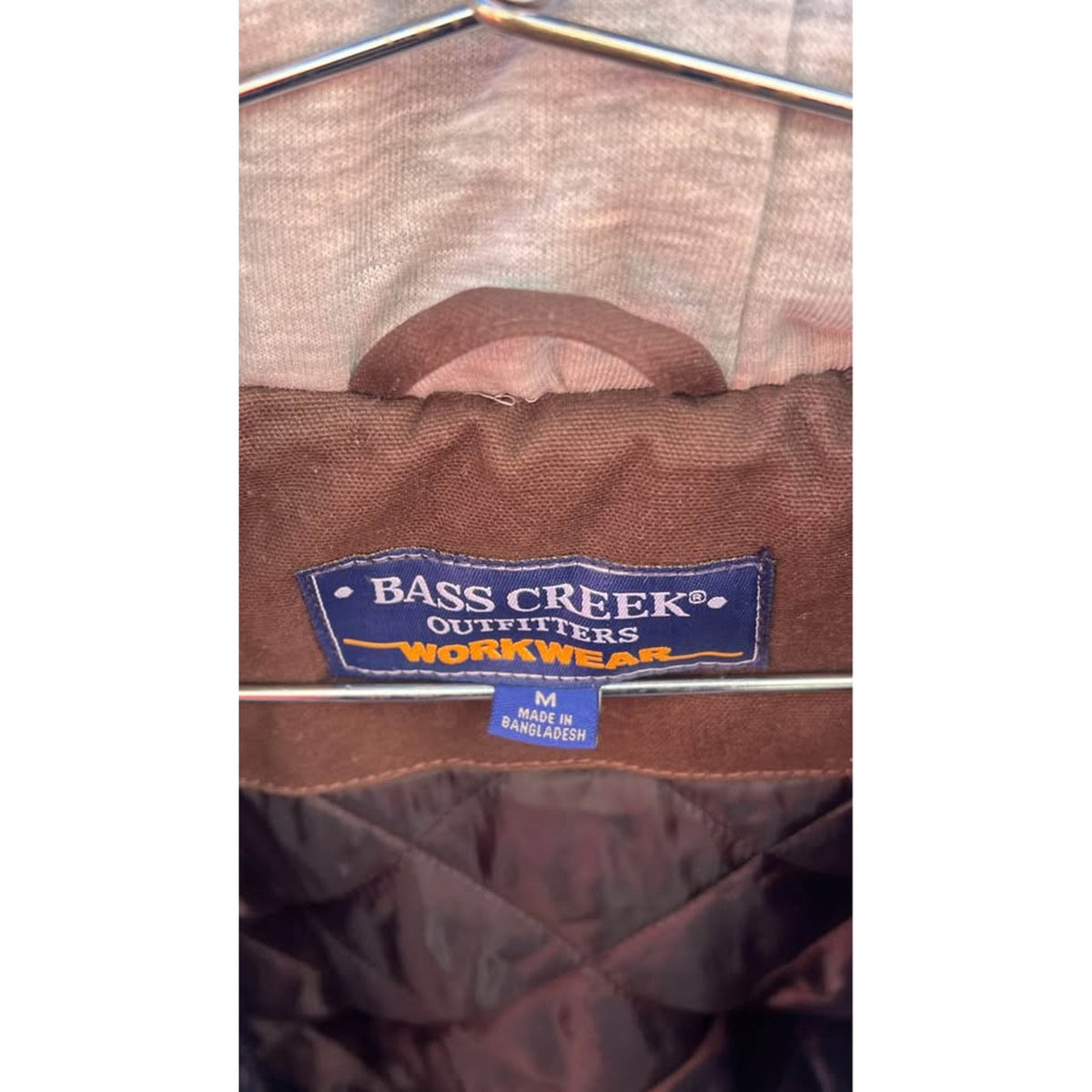 Men's Bass Creek Outfitters Workwear Hooded Jacket  size Medium