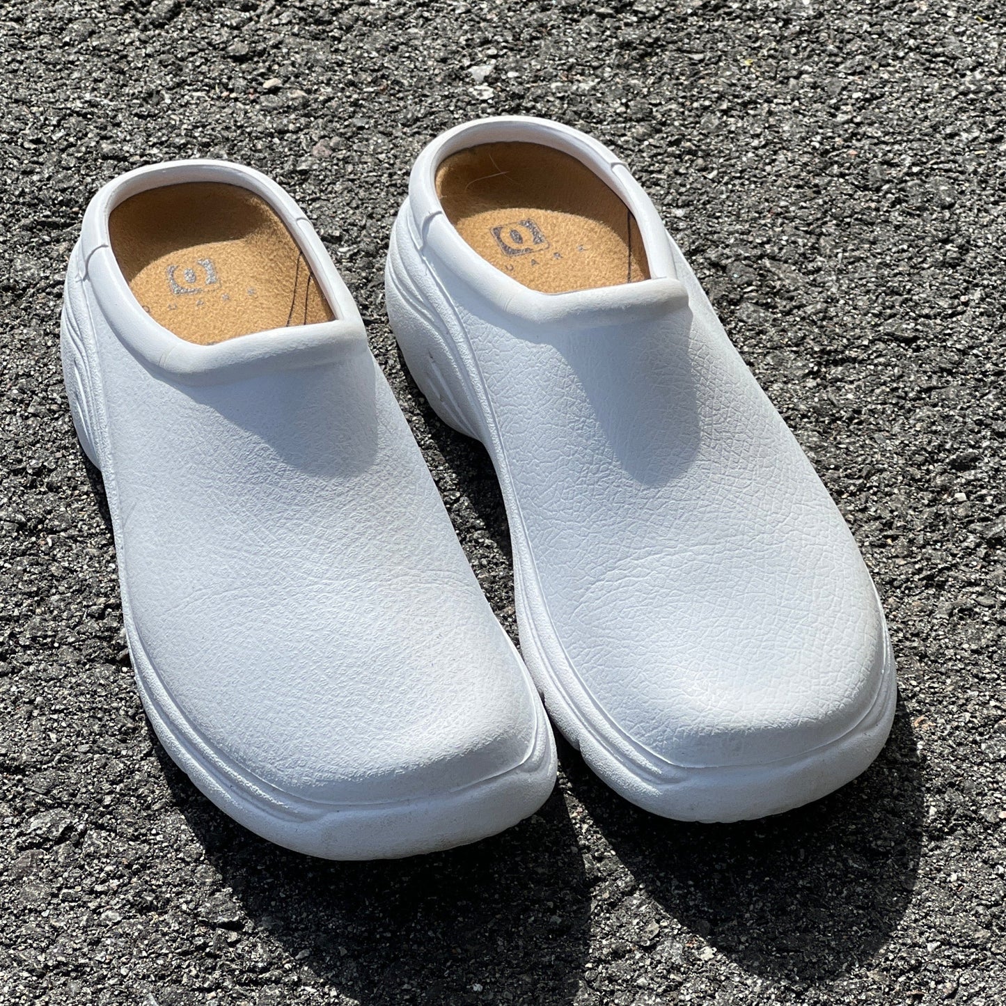 Women's  NURSE MATES  •Quarky•  EVA Clog 7MW  White