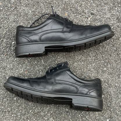 Men’s Ecco Dress Oxford 45EU Black  Leather- Made in Portugal