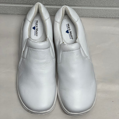 Women’s Nurse Mates Dove Twin-gore Slipon 7.5W White Leather