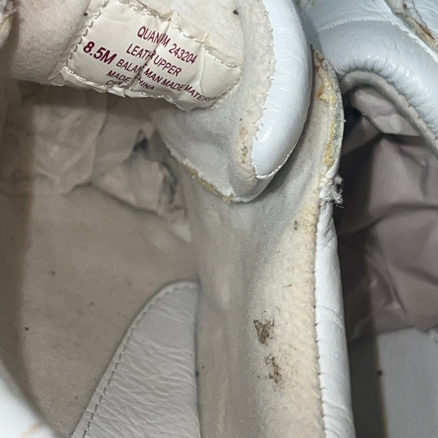 Women’s Nurse Mates Quantum Pillow Top slip on 8.5M White Leather