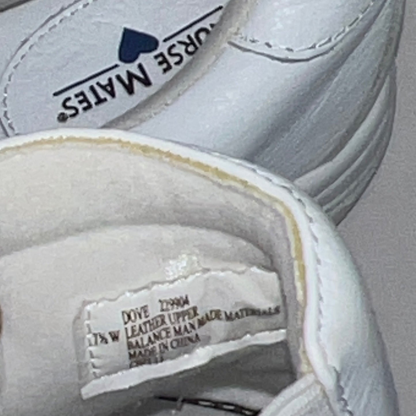 Women’s Nurse Mates Dove Twin-gore Slipon 7.5W White Leather