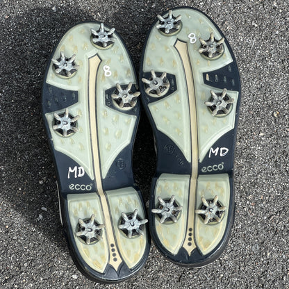 Womens ECCO Golf shoes 39EU White/Silver Hydromax Leather