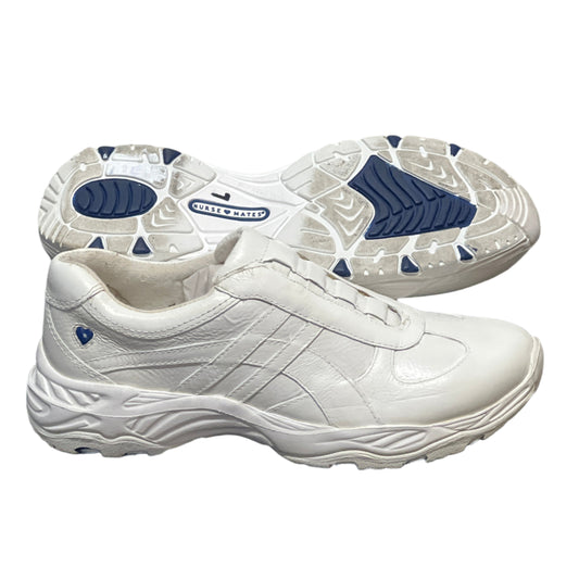 Women’s Nurse Mates Quantum Pillow Top slip on 7M White Leather