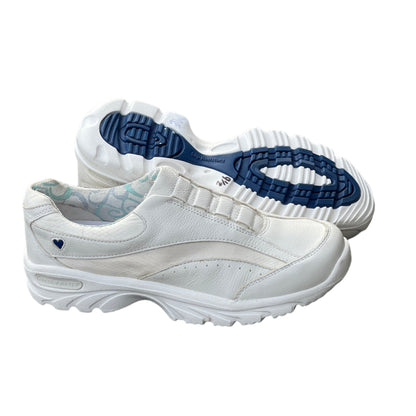 Women's  NURSE MATES  •Sami•  Slip-on Athletic 9.5M  White Leather