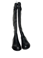 ADRIENNE VITTADINI Women's •Tate• Tall  Boot - Size 6M  Black Leather