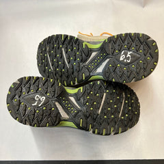 Womens Saucony Ridge Tr-Original Trail Running Shoe - Gray/Green- Size 6.5M Preowned Athletic