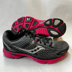 Saucony Womens Grid Mirage Running Shoe Black/Pink - Preowned Athletic