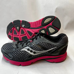 Saucony Womens Grid Mirage Running Shoe Black/Pink - Preowned Athletic