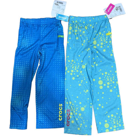 2 pair Children's Crocs  Pull-on Sleep Pant - Size 5